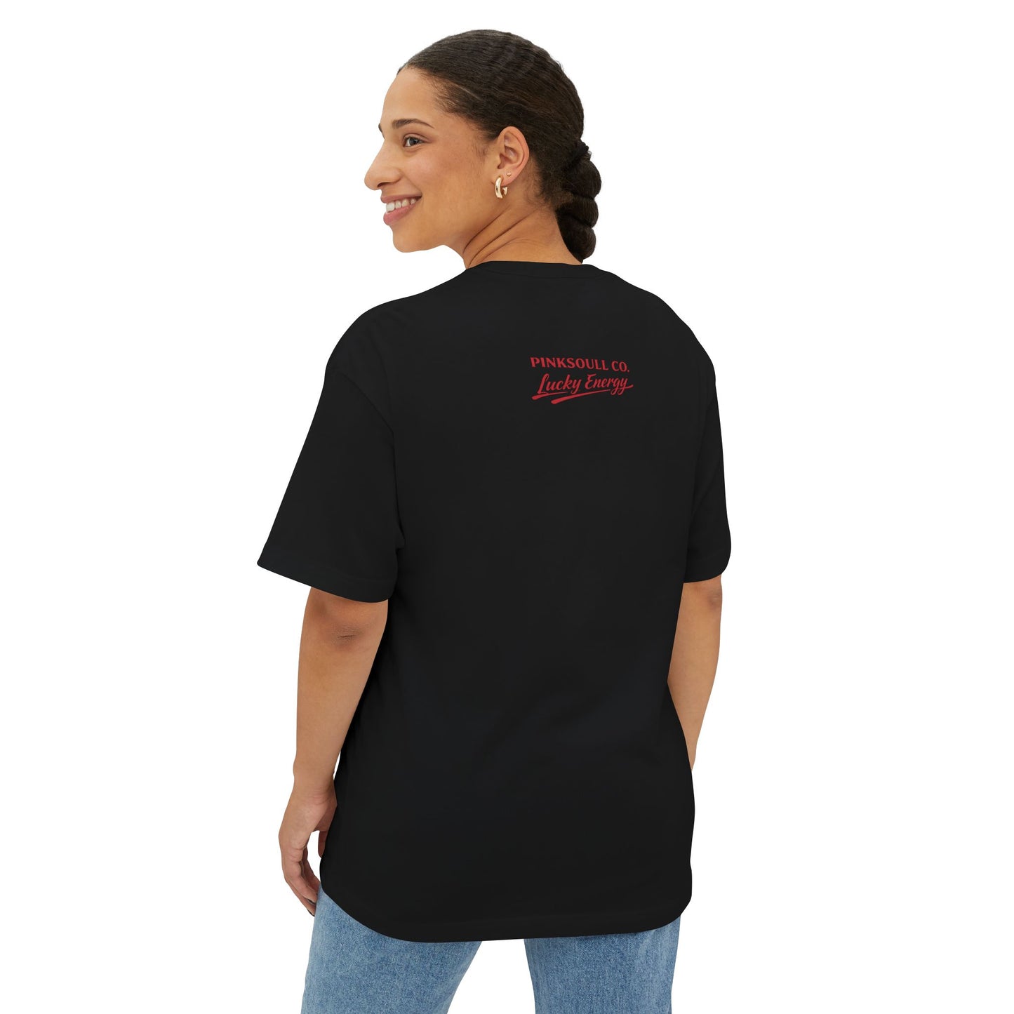 Feeling Lucky Tee — Vintage Pool Ball Graphic Boxy T-Shirt