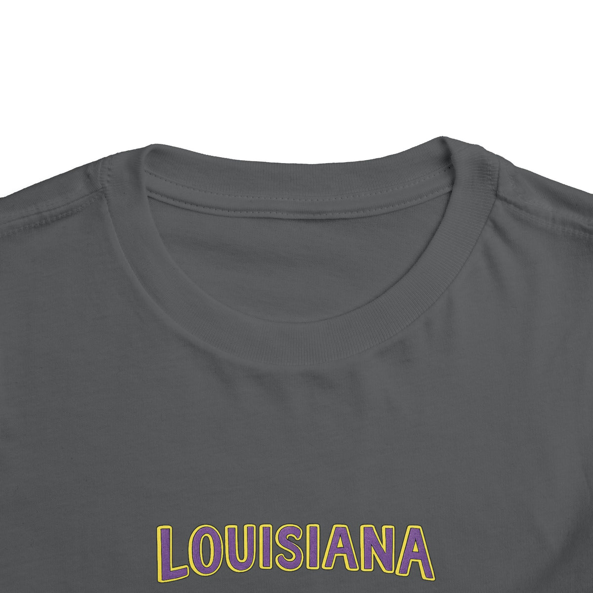 Toddler Tee - Louisiana Purple & Gold Cowboy Boots Kids Shirt