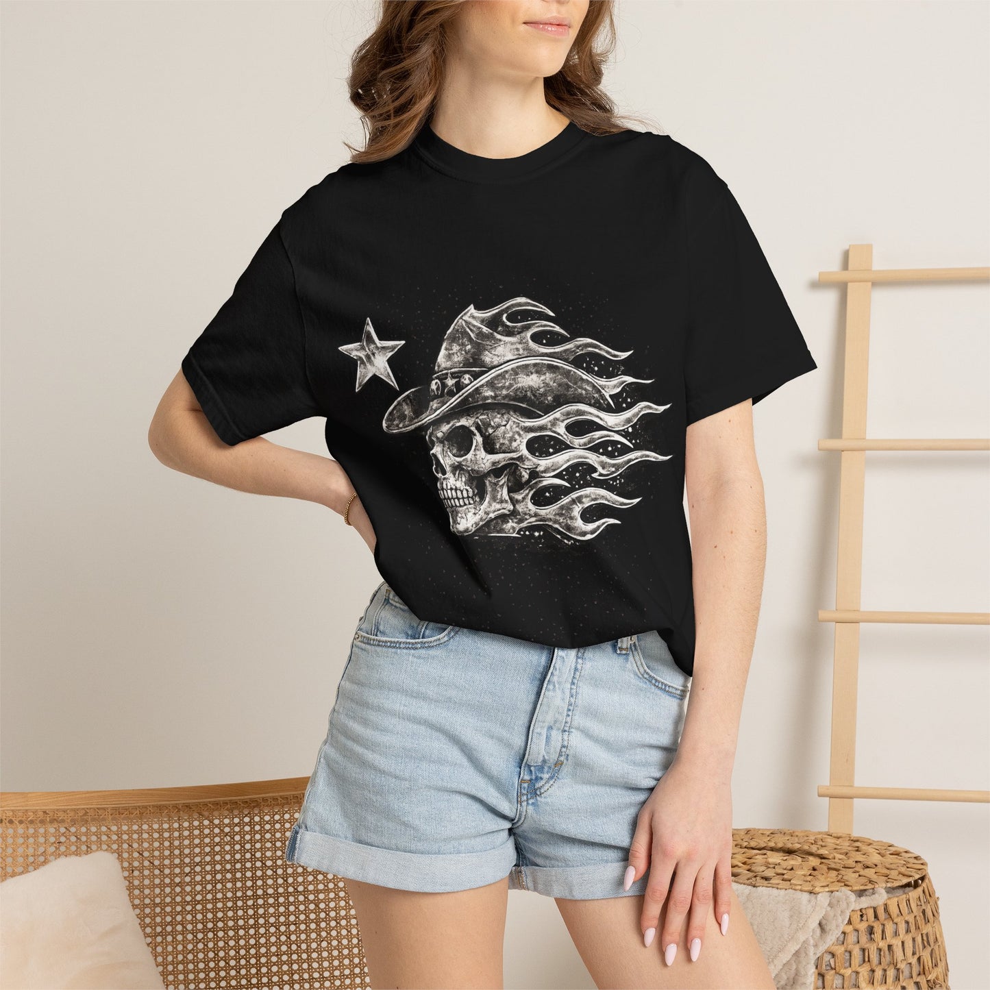 Flaming Skull Graphic