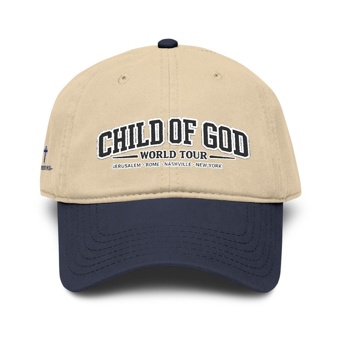 Child of God Baseball Cap — ("World Tour" Embroidered)