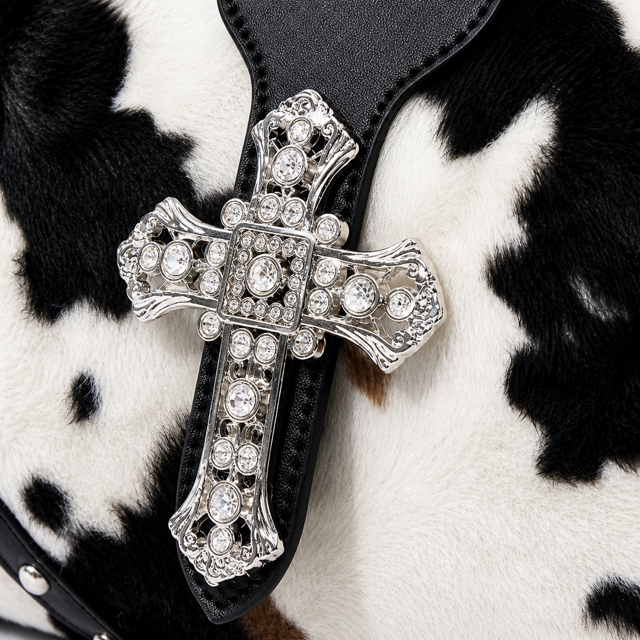 Western Cowhide Cross Purse