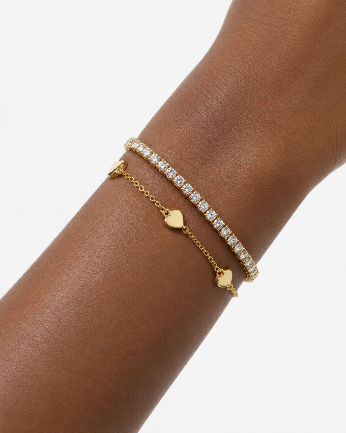 Golden Romance Stack Bracelet Set