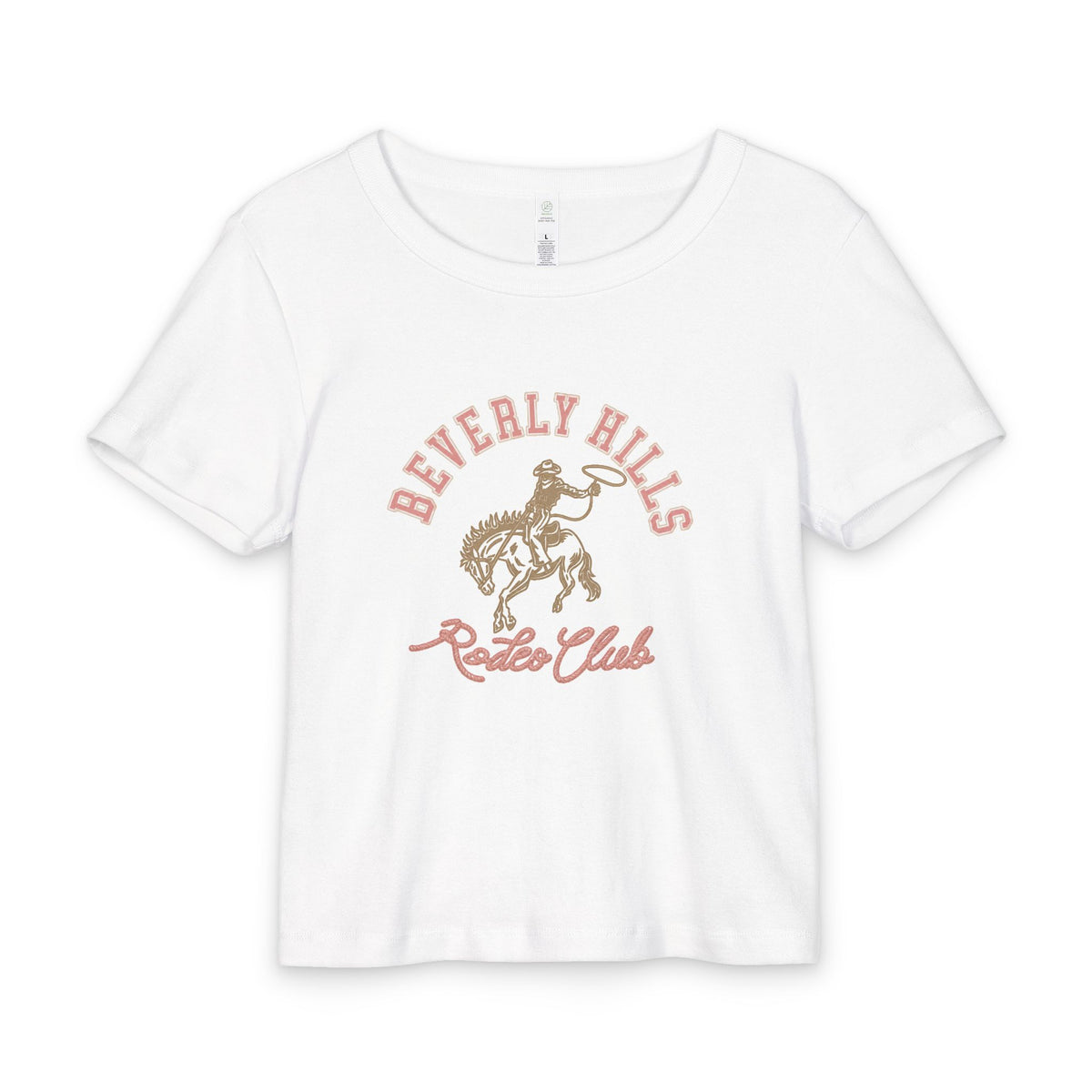 Beverly Hills Rodeo Club Organic Rib Baby Tee — Vintage Western Baby T‑Shirt