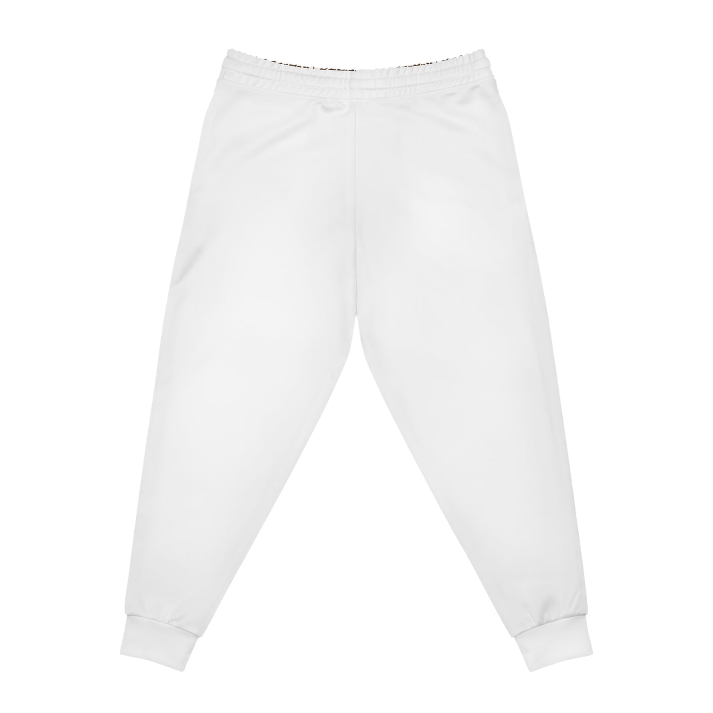 Southern Belle Athletic Joggers — Casual White Sweatpants with Side Script