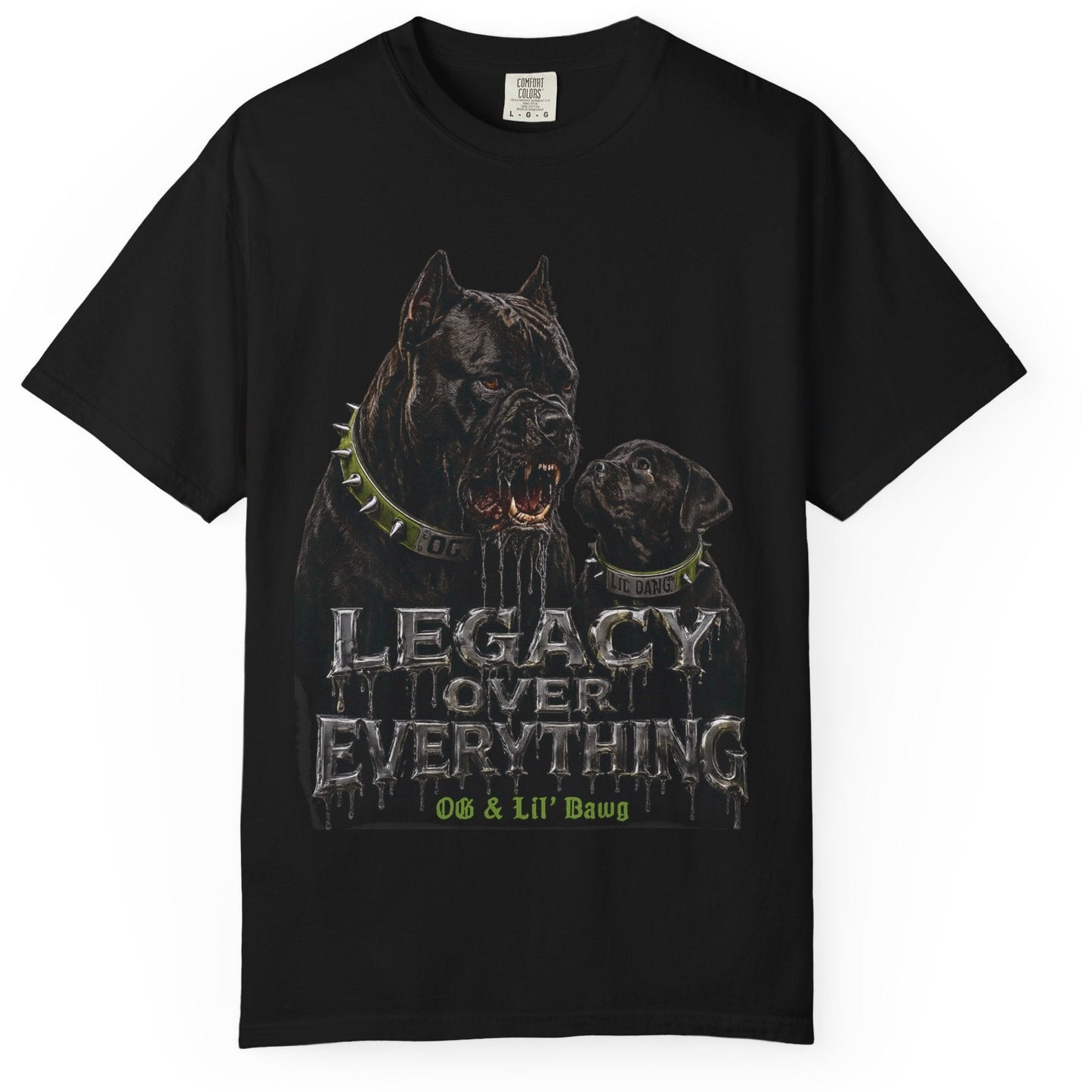 Legacy Over Everything Dog T‑Shirt — Fierce Cane Corso Graphic Tee