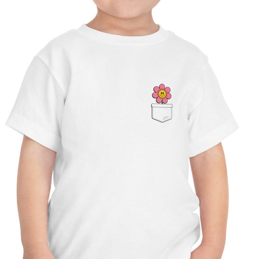 Toddler Pocket Flower Shirt