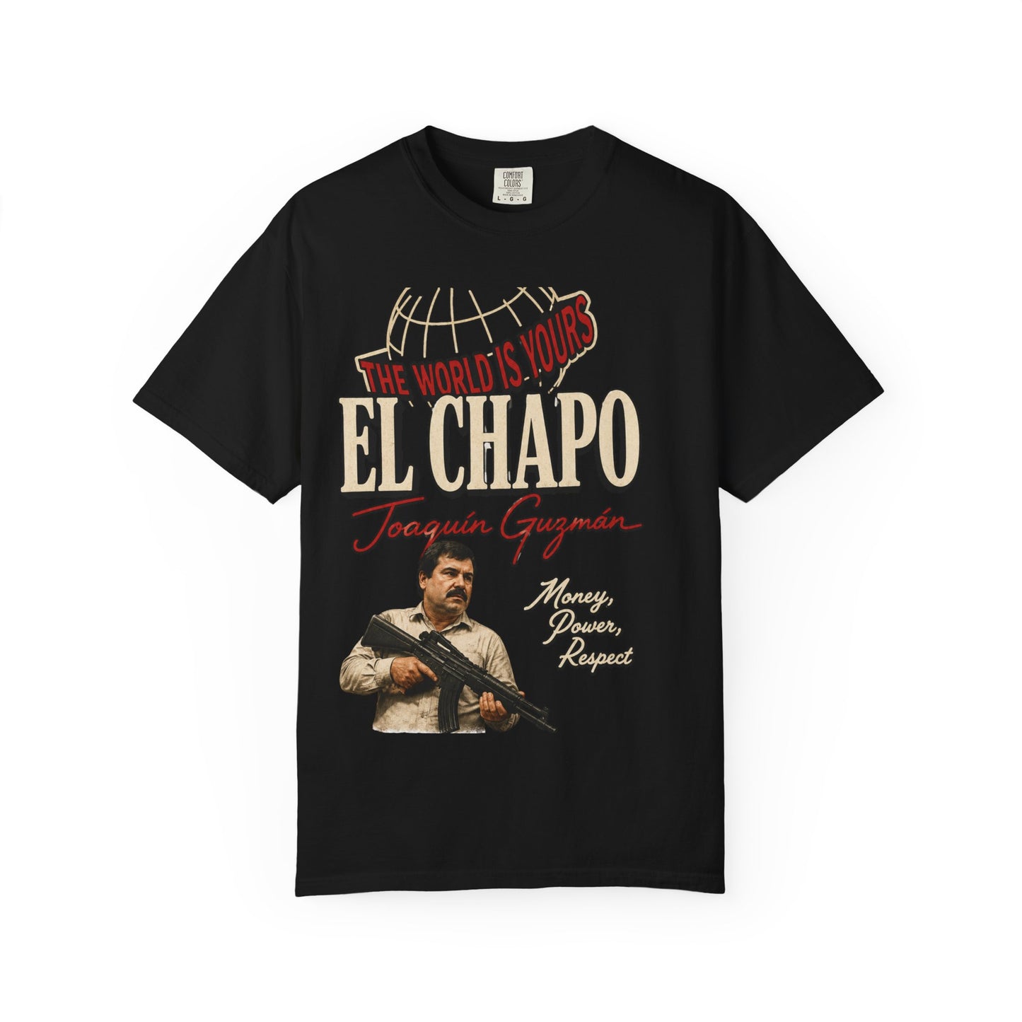 “The World Is Yours: El Chapo" Vintage Gangster Design