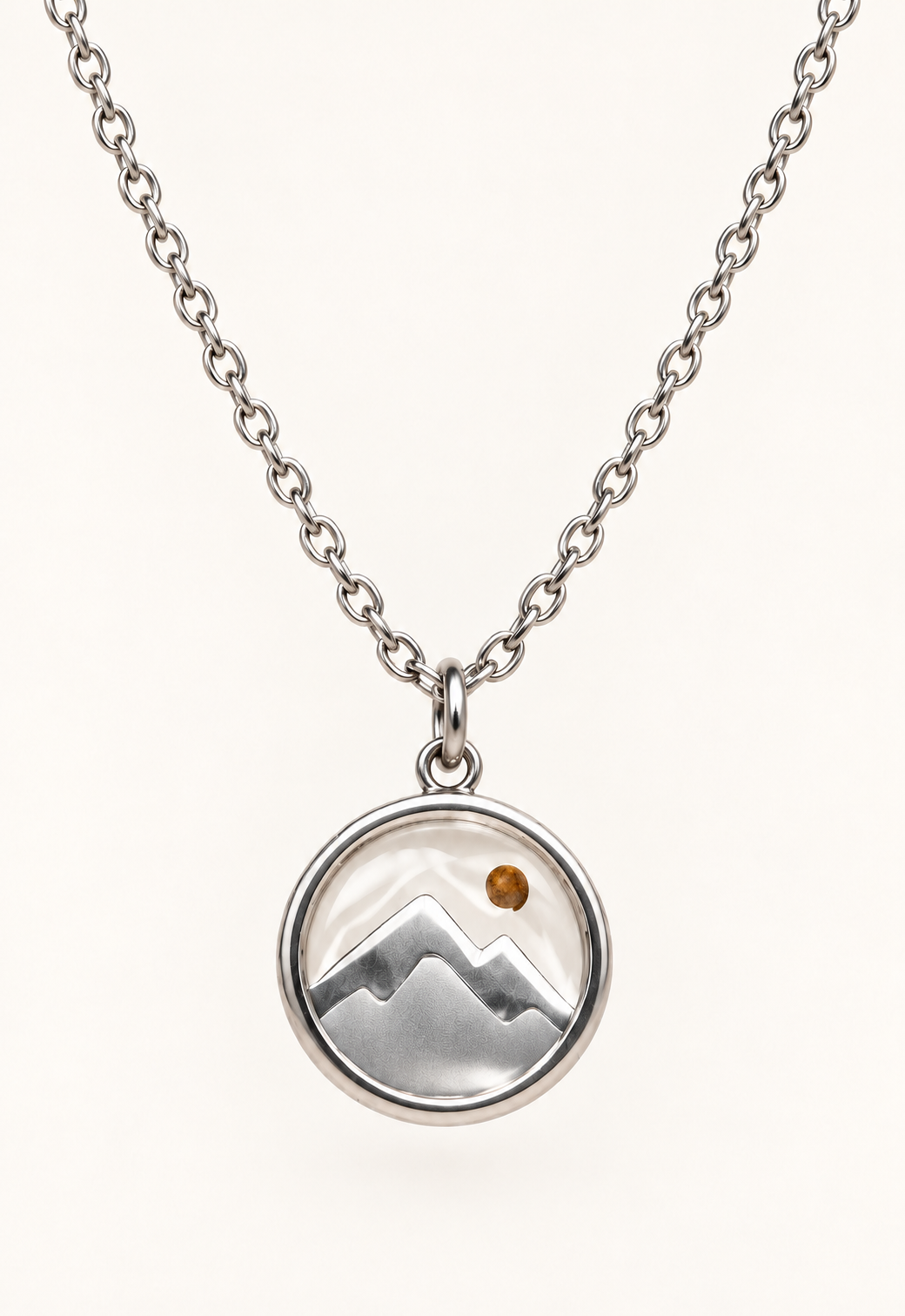 Faith Can Move Mountains Mustard Seed Necklace