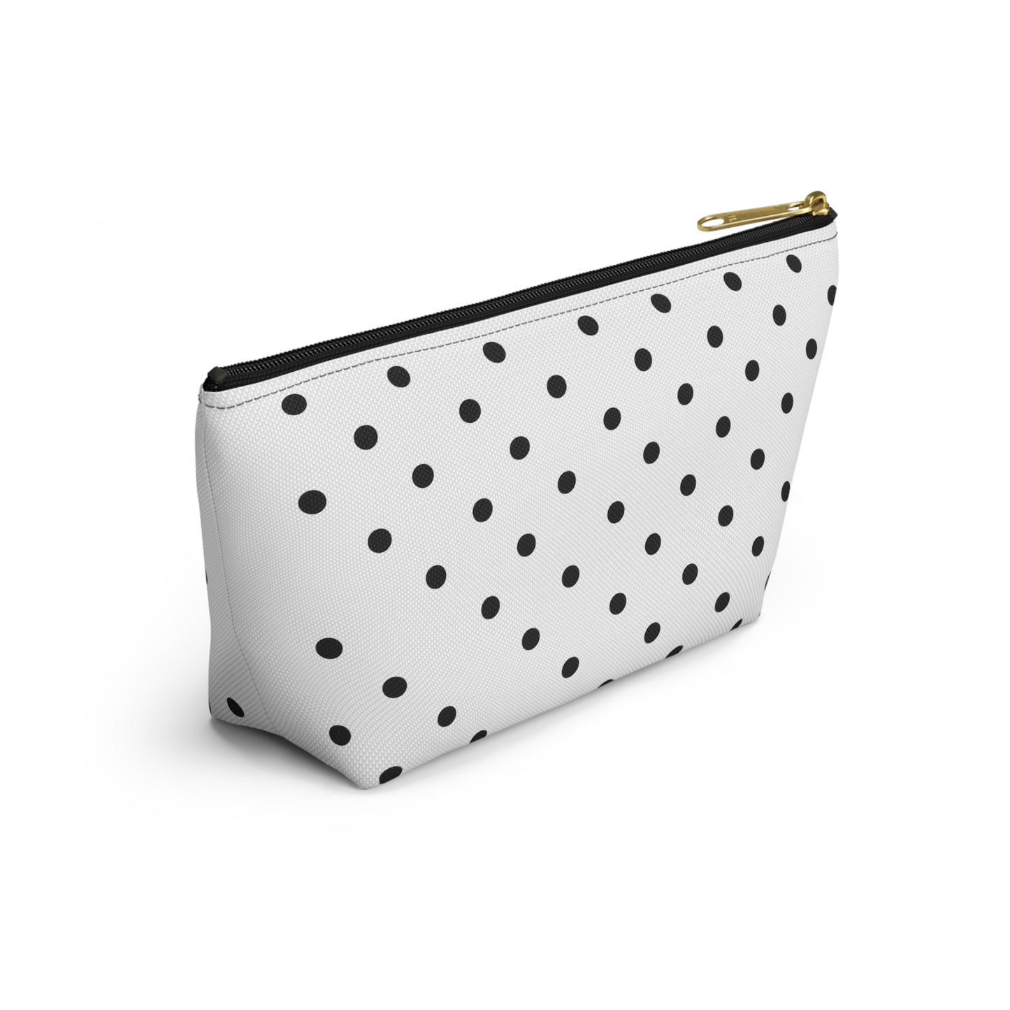 Polka Dot 'Face Card Never Declines' Accessory Pouch — Makeup & Card Holder