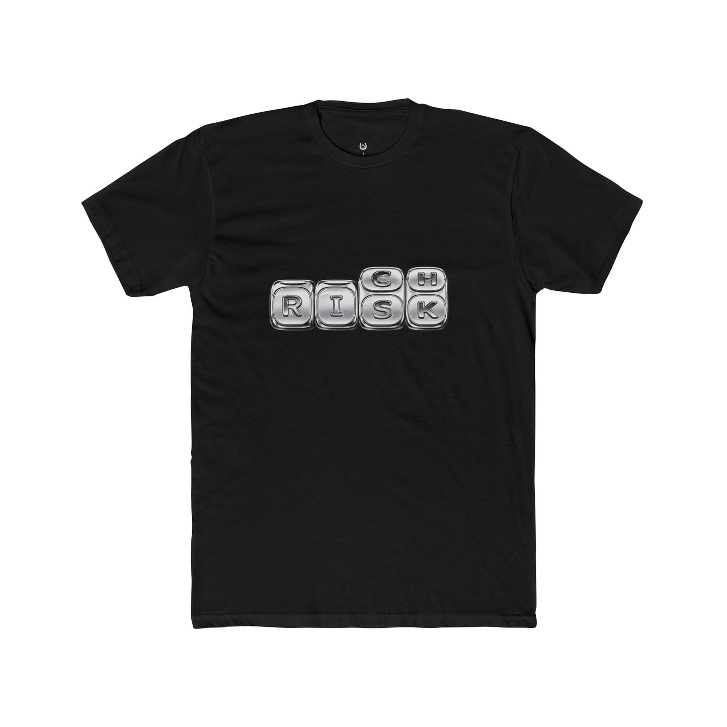 Risk Dice T‑Shirt — Gamer/Board Game Tee with 'RISK' Dice Design