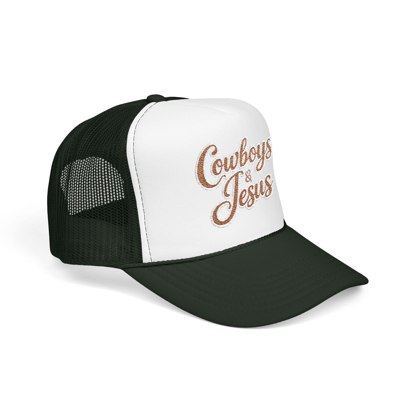 Cowboys & Jesus Foam Trucker Hat