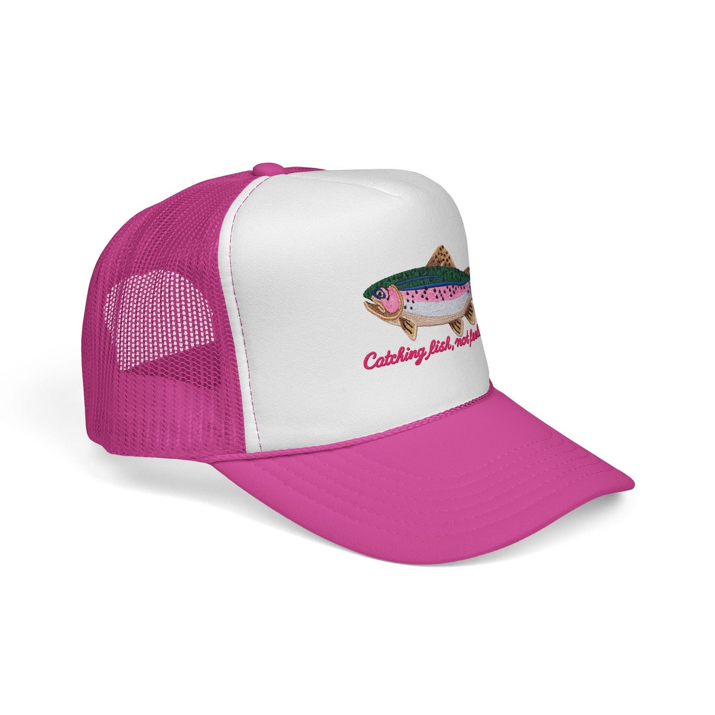 "Catching Fish, Not Feelings" Hat