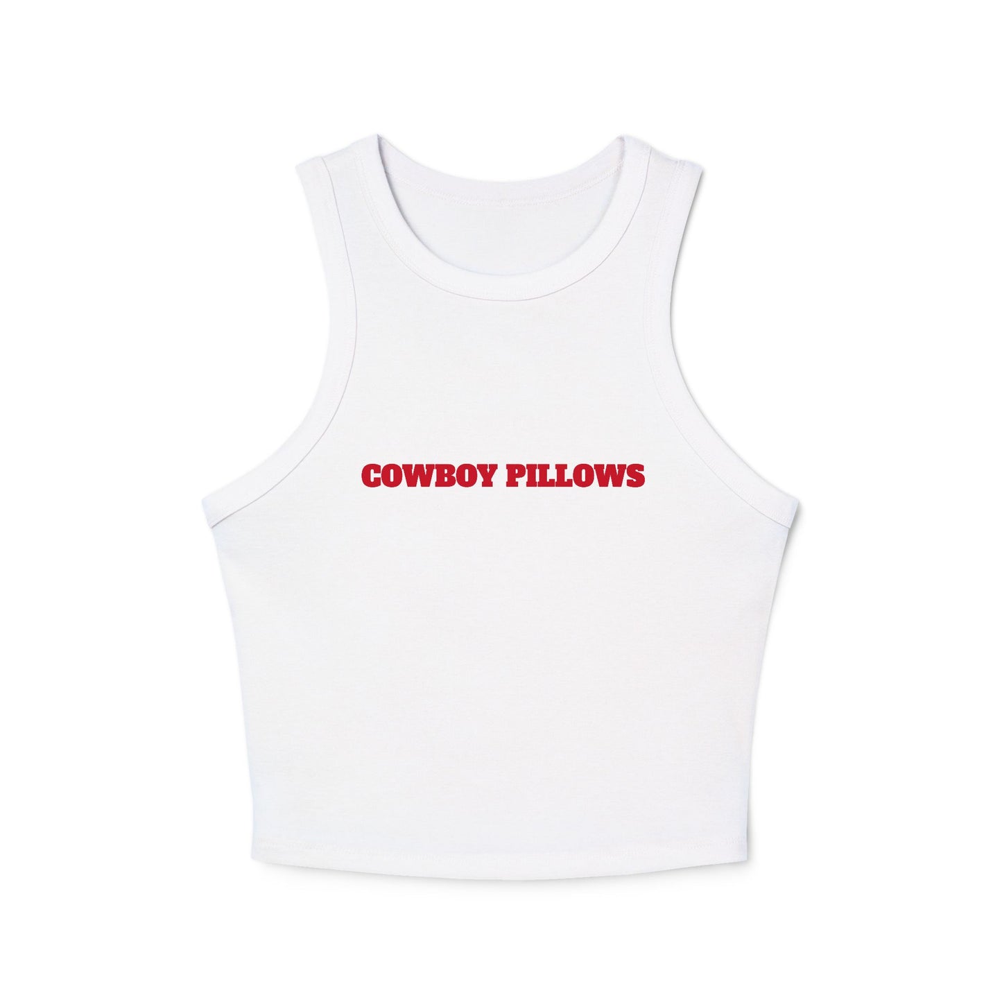 Cowboy P’s  Women's Racer Tank Crop Top