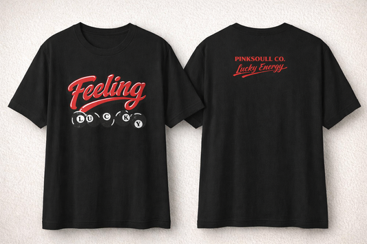 Feeling Lucky Oversized Graphic Tee | Streetwear Boxy Fit Shirt | Women’s Trendy T-Shirt