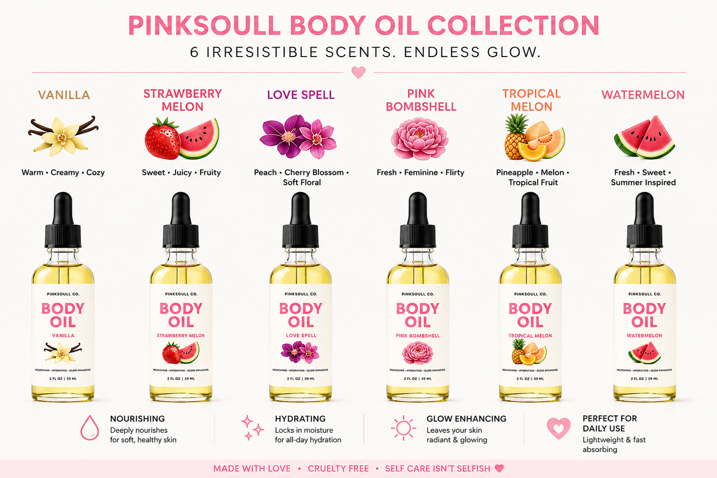 PINKSOULL CO. Body Oil