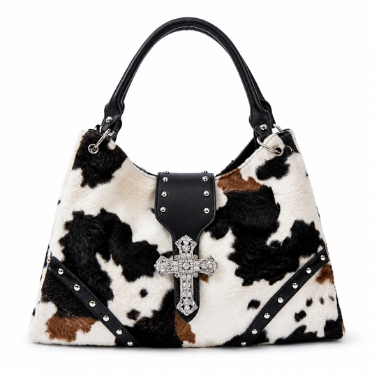 Western Cowhide Cross Purse