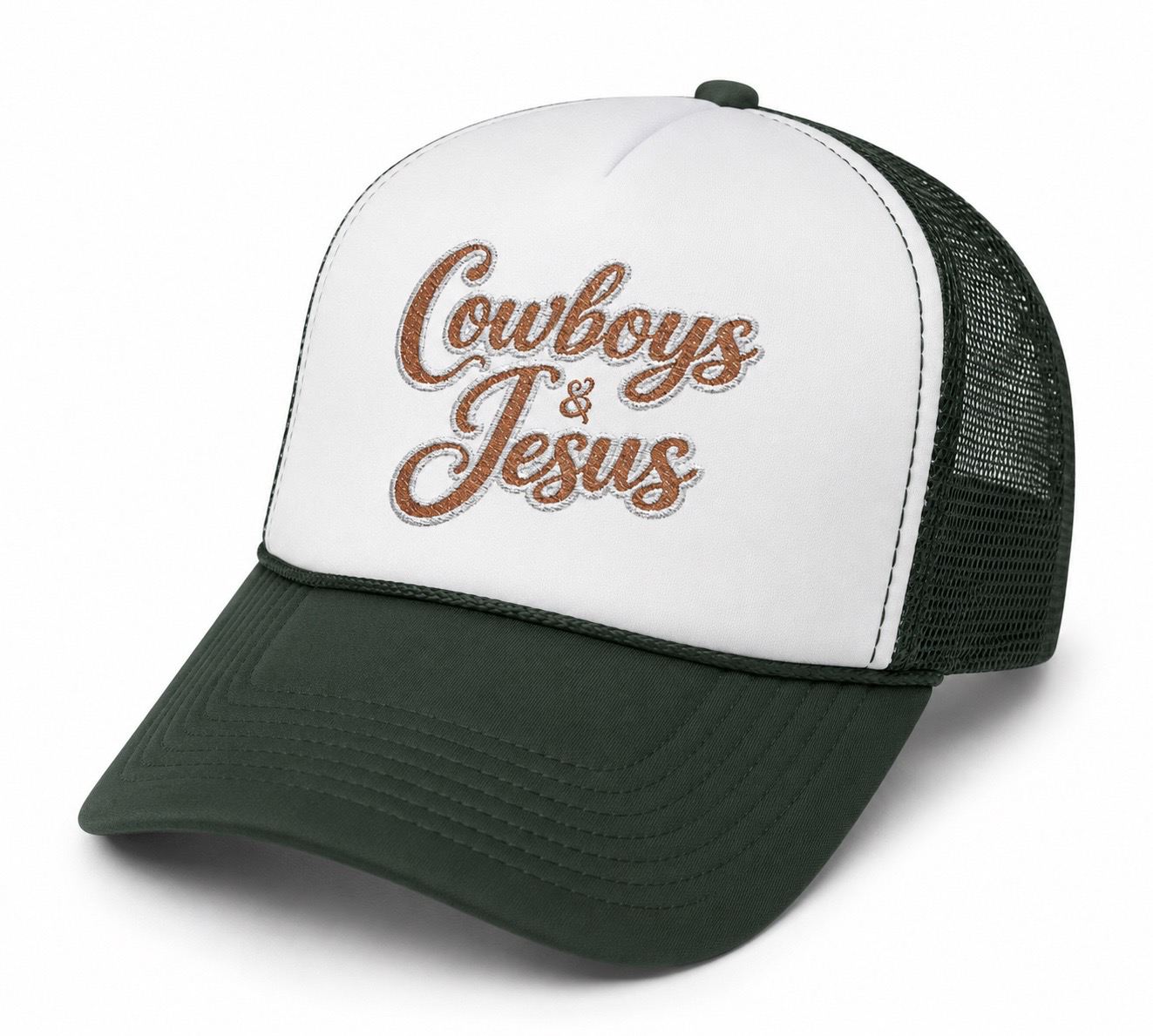 Cowboys & Jesus Foam Trucker Hat