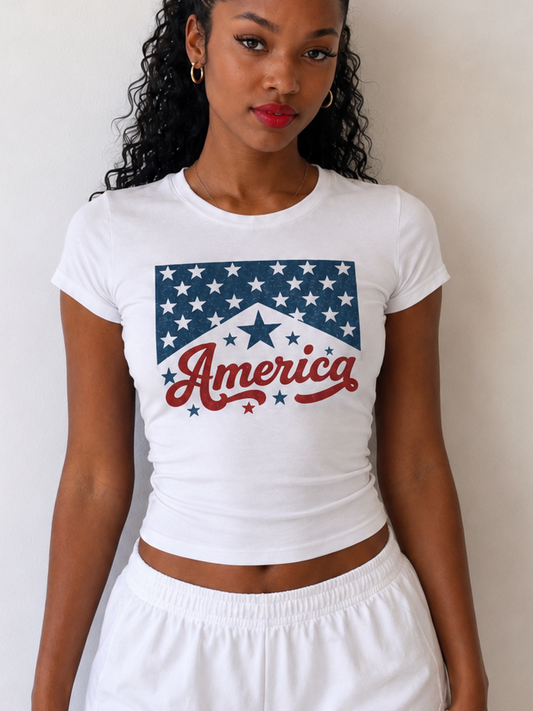 America Baby Tee