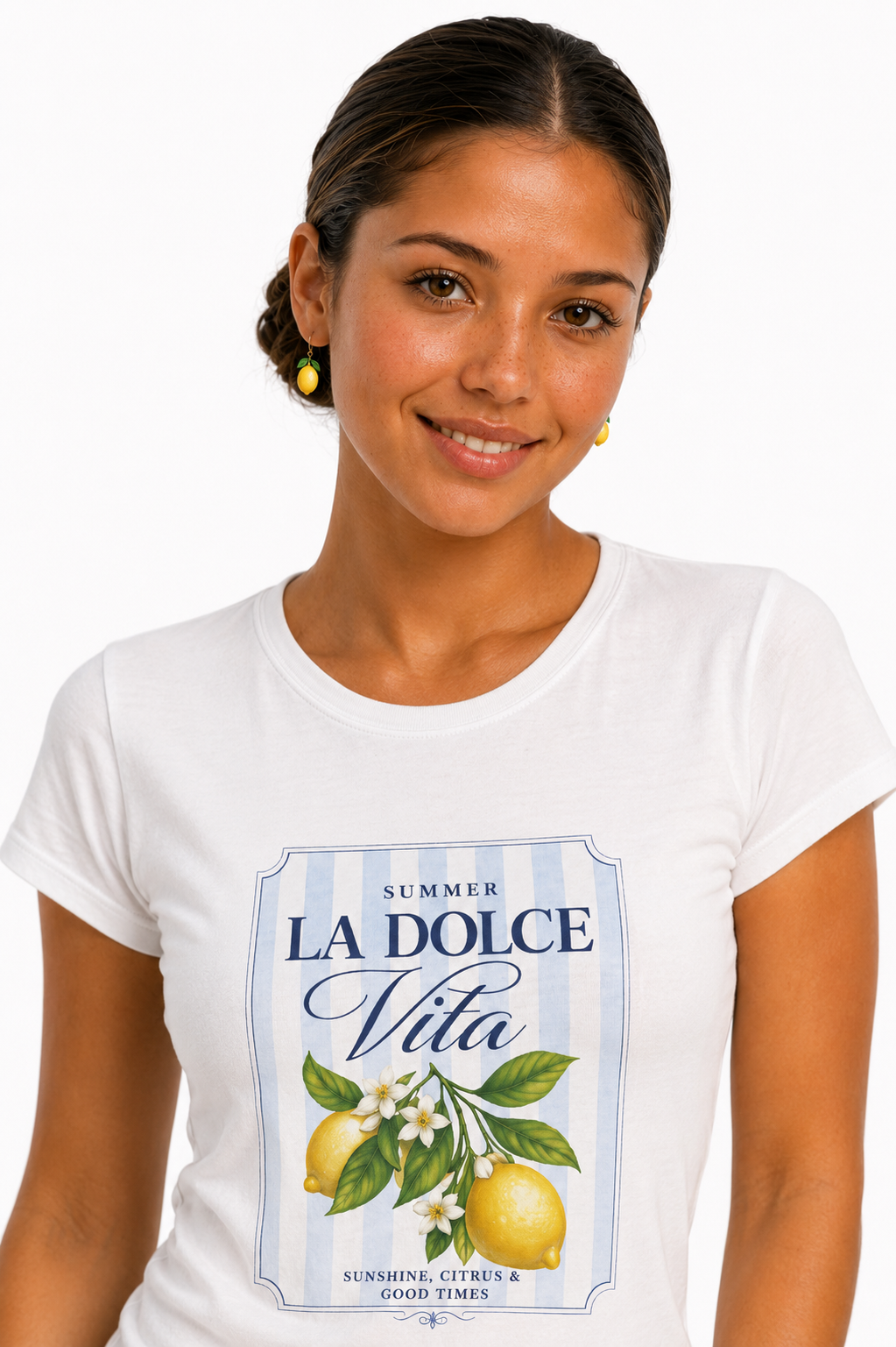 La Dolce Vita Lemon Tee — Summer Italian Vintage Graphic T-Shirt