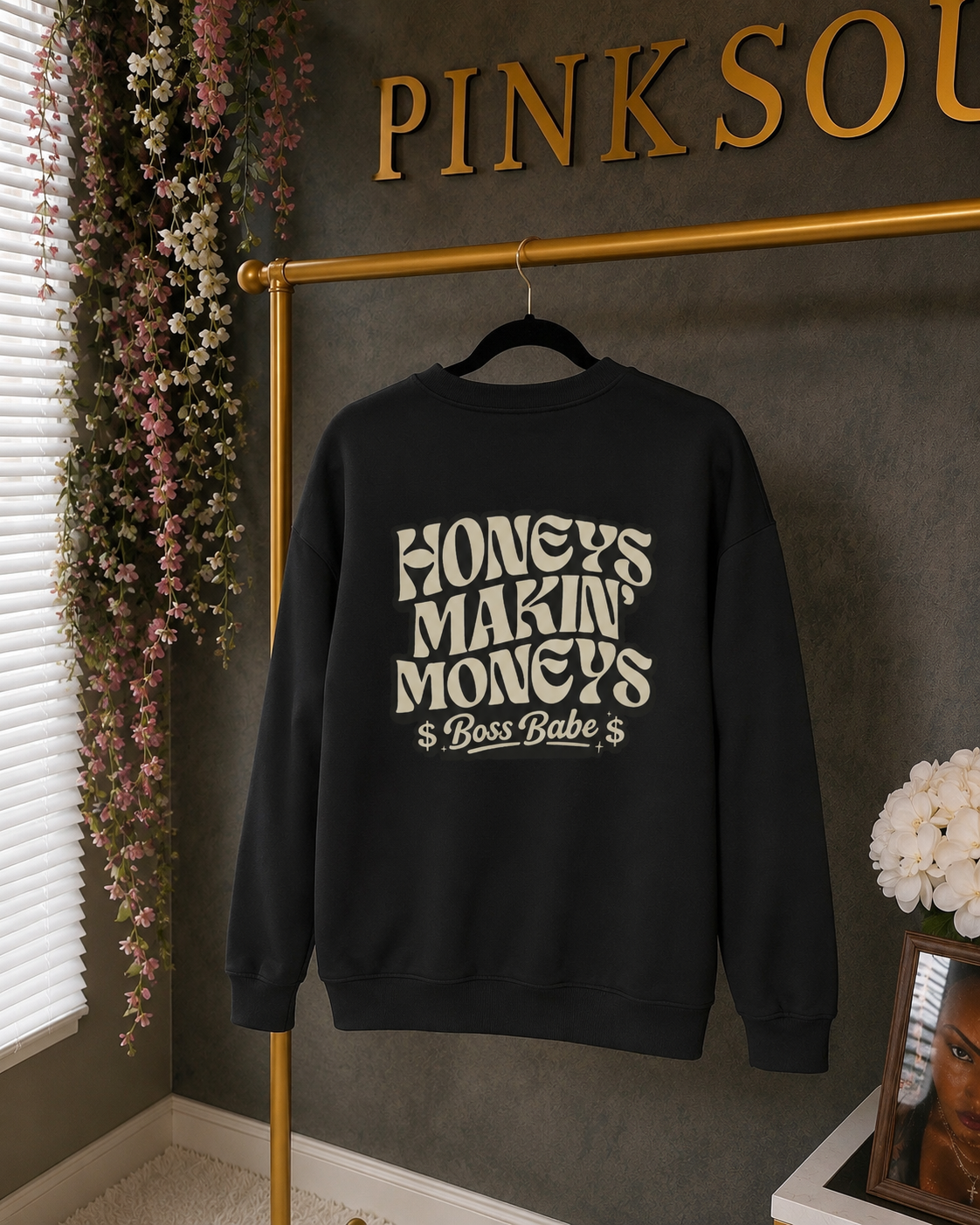 Boss Babe ‘Honeys Makin’ Moneys’ Crewneck Sweatshirt
