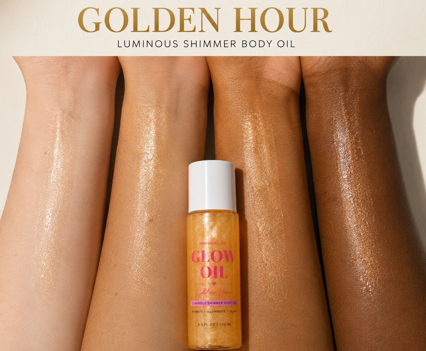GLOW OIL – Luminous Shimmer Body Oil